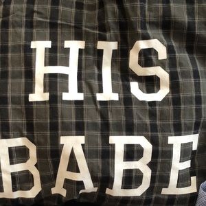 His Babe button down